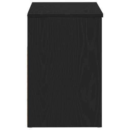Halbank In , , Geëngineerd Hout Zwart eiken 60 x 30 x 45 cm