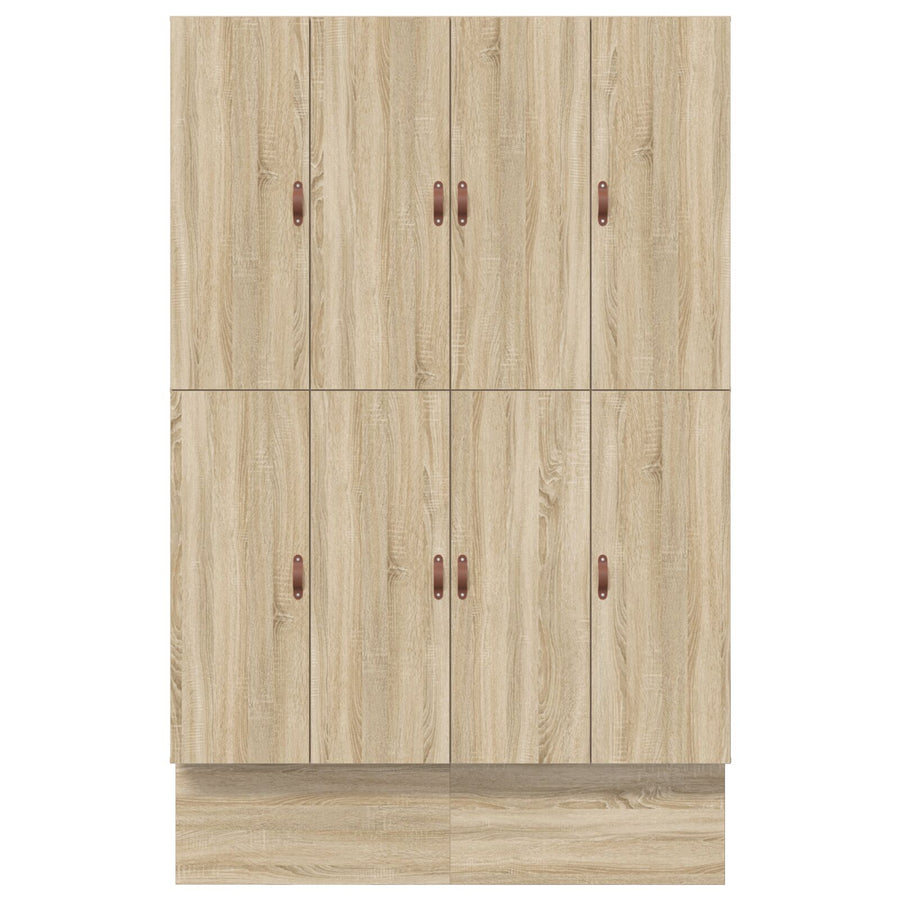 Opbergbedframe Sonoma Eiken Spaanplaat 140 X 190 Cm Artisanaal Eiken