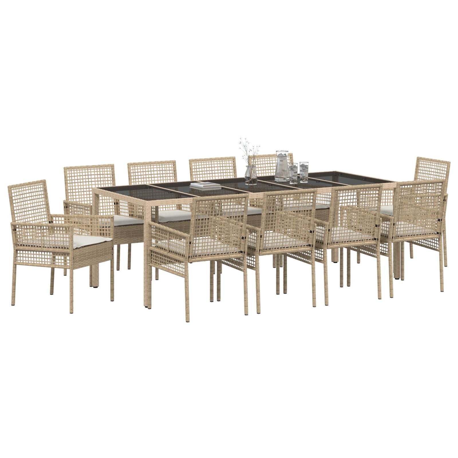 Set Van 6 Beige En Zwart