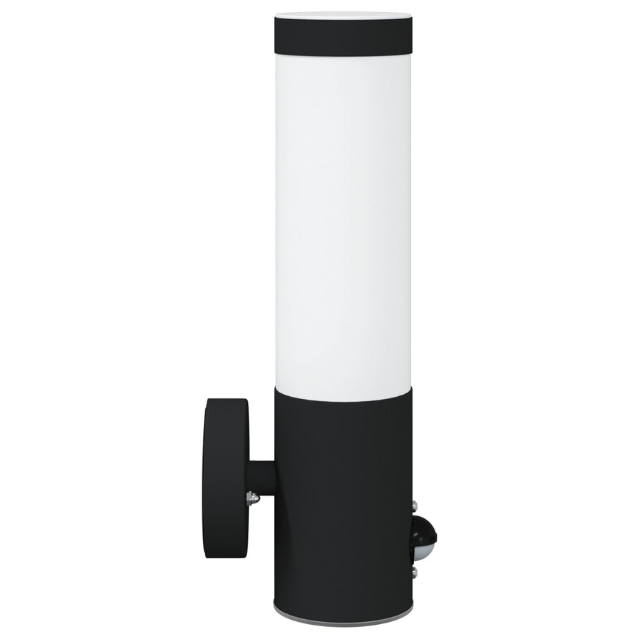 Buitengevelverlichting Rvs Ip44 1 Zwart met sensor