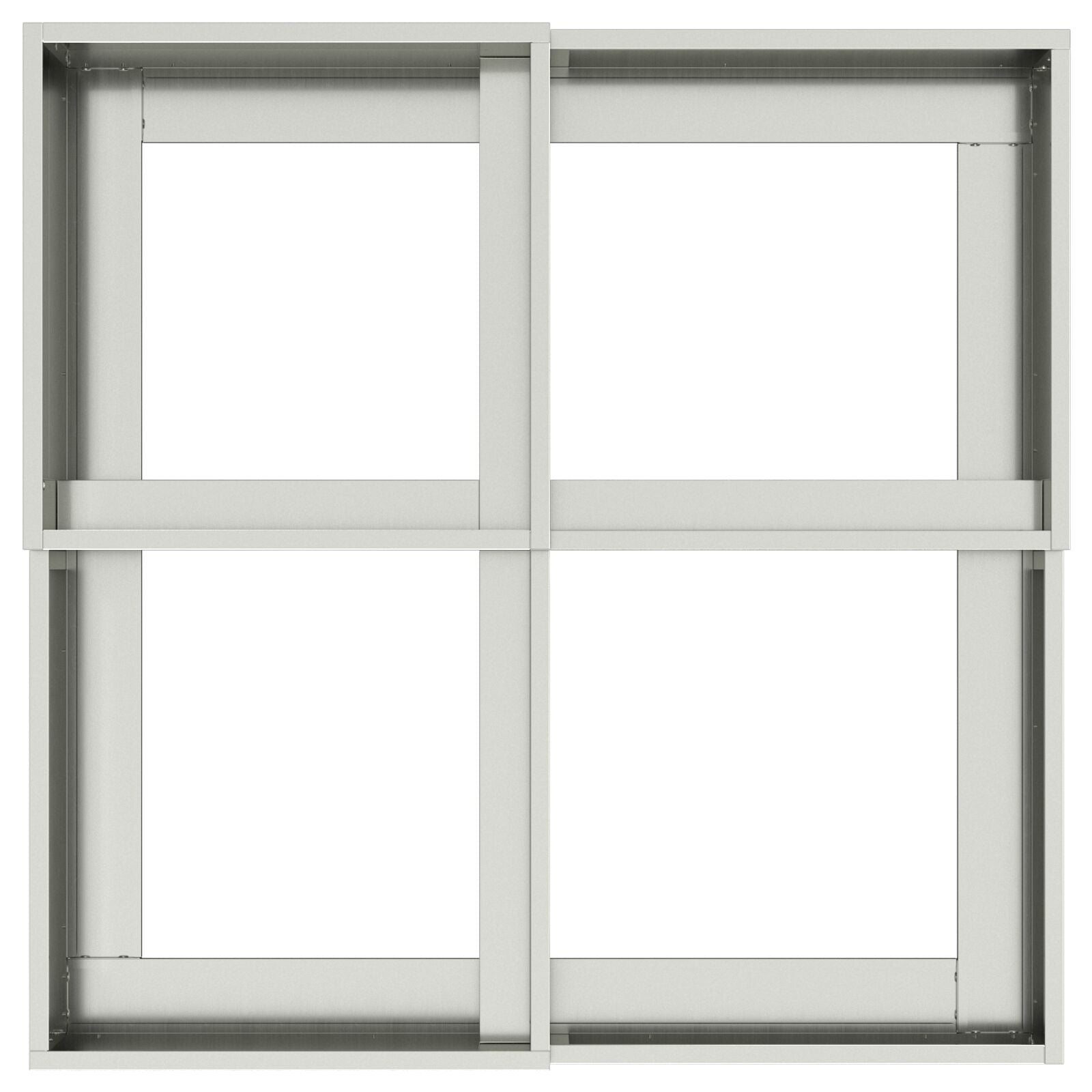 Tuinplantbak Gegalvaniseerd staal 80 x 80 x 48 cm