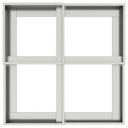 Tuinplantbak Gegalvaniseerd staal 80 x 80 x 48 cm