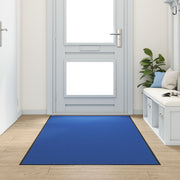 Deurmat 120x250 cm blauw zwart polyamide PVC