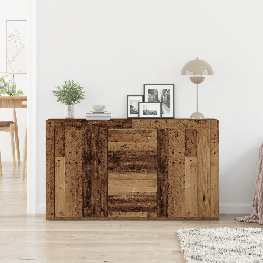 Dressoir Oud Hout Massief Gerecycled Hout 120 X 36 X 69 Cm