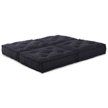 Modulaire Poefjes 2 Stuks Antraciet Stof Anthraciet 70 x 70 x 36 cm 2x lounge
