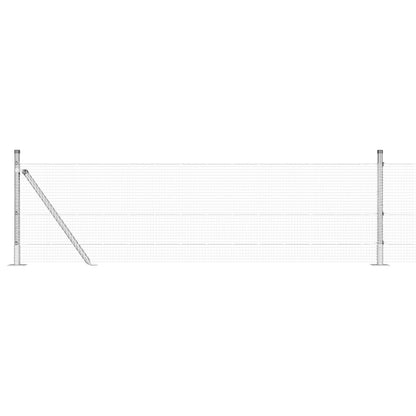 Gelast Draadhek Met 13 Flenspalen 0.6X50 M Gegalvaniseerd Staal Gegalvaniseerd Staal