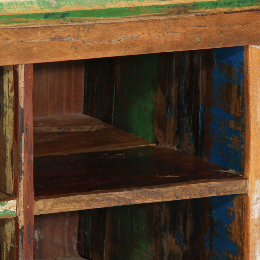 Schoenbank 110X35X40 Cm Massief Hout Gerecycled