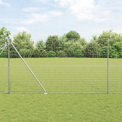Heipalen Met Spike 52 Stuks Ø32 Mm Gegalvaniseerd Staal 170 cm 52x spijkerpaal