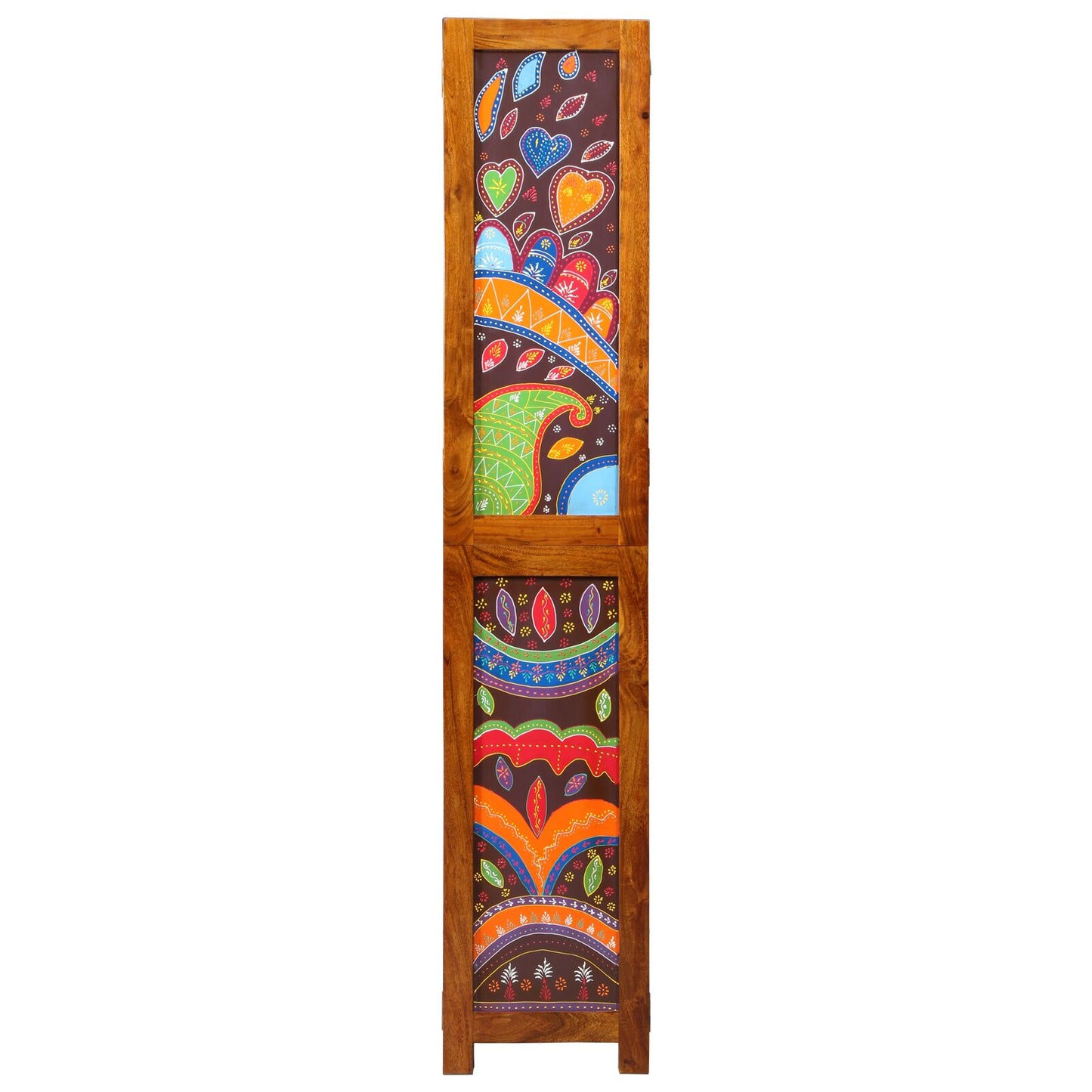Room Divider 3 Panelen Honingbruin 35X1.5X160 Cm Massief Hout Acacia 35 x 1.5 x 180 cm