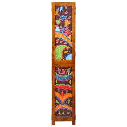Room Divider 3 Panelen Honingbruin 35X1.5X160 Cm Massief Hout Acacia 35 x 1.5 x 180 cm