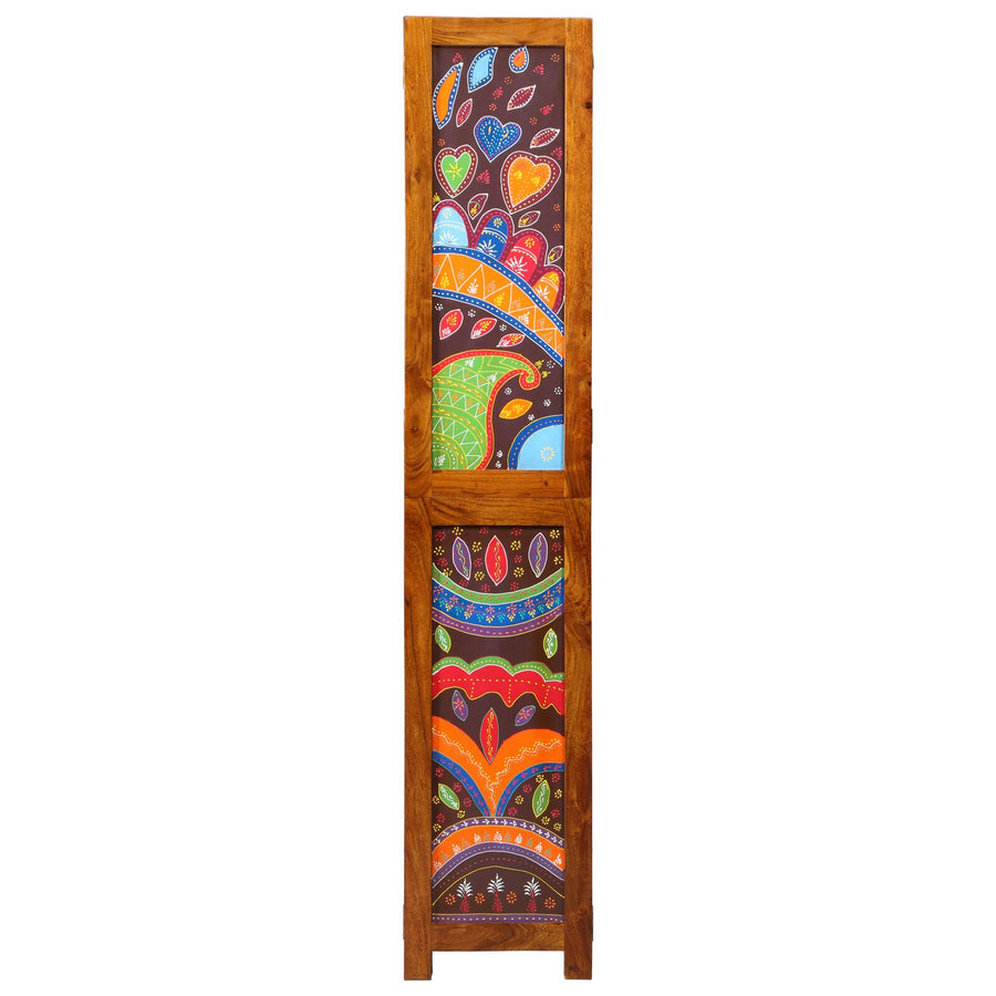 Room Divider 3 Panelen Honingbruin 35X1.5X160 Cm Massief Hout Acacia 35 x 1.5 x 180 cm