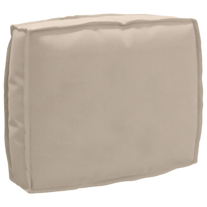 Outdoor Kussen Polyester 50 X 40 X 12 Cm Sofa Kussen Taupe
