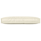 Kussen 80x40x12 cm crème Oxford stof