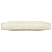 Kussen 80x40x12 cm crème Oxford stof