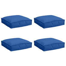 Pallet Kussens Voor Zit 4 Stuks 40X40X8 Cm Oxford Stof Koninklijk blauw