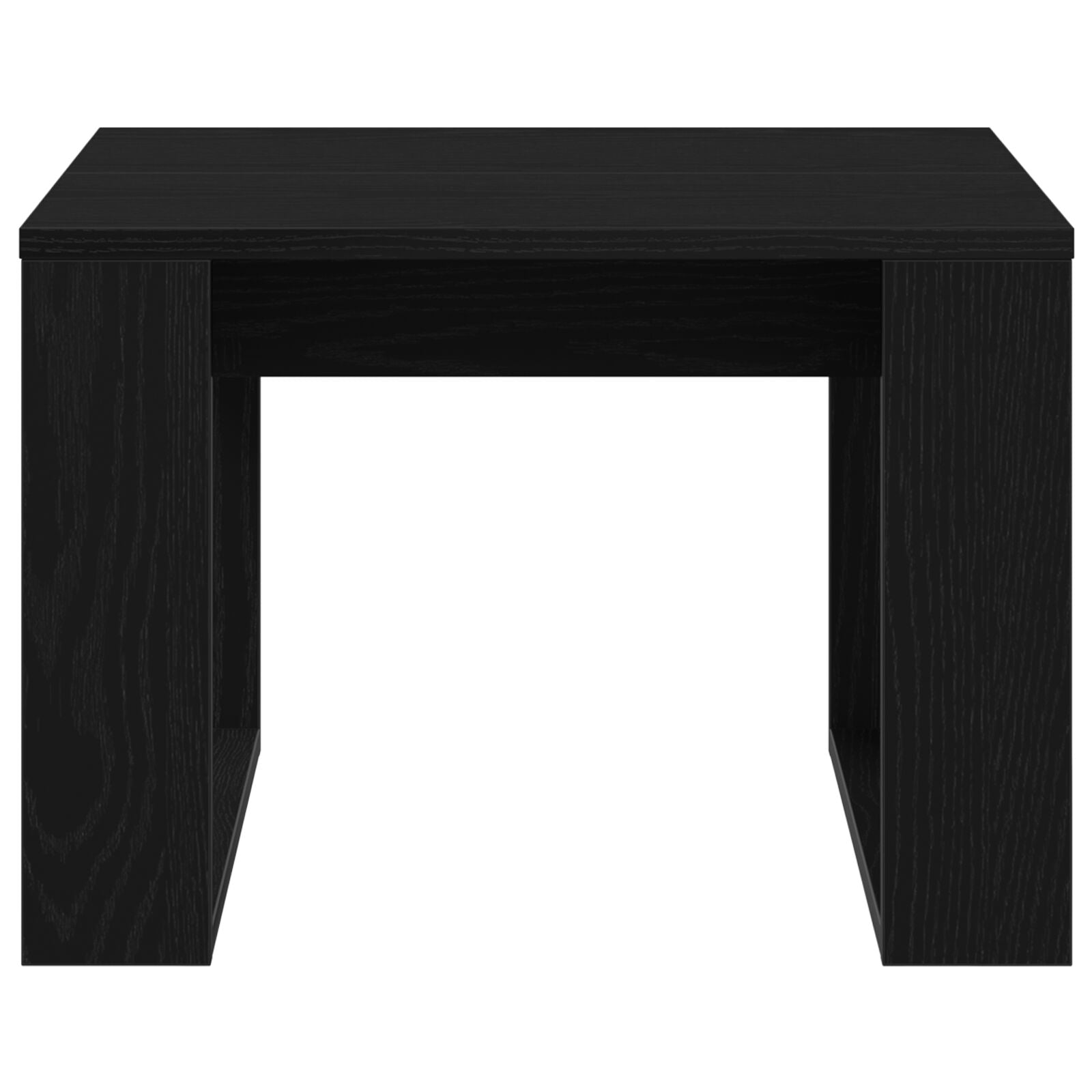 Zijtafel - , Gemaakt Van Engineered Wood 50 x 50 x 35 cm Zwarte eiken