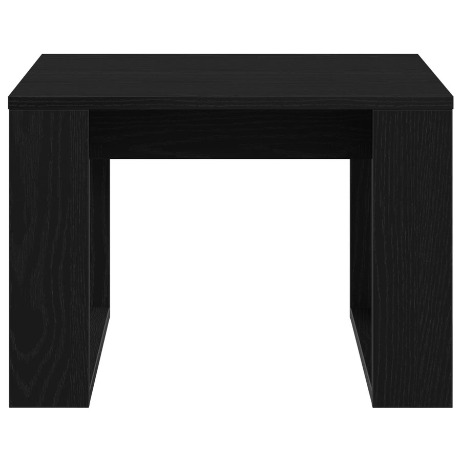 Zijtafel - , Gemaakt Van Engineered Wood 50 x 50 x 35 cm Zwarte eiken