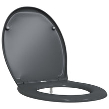 Snelsluittoiletzitting Met Zachte Sluiting Duroplast Anthraciet