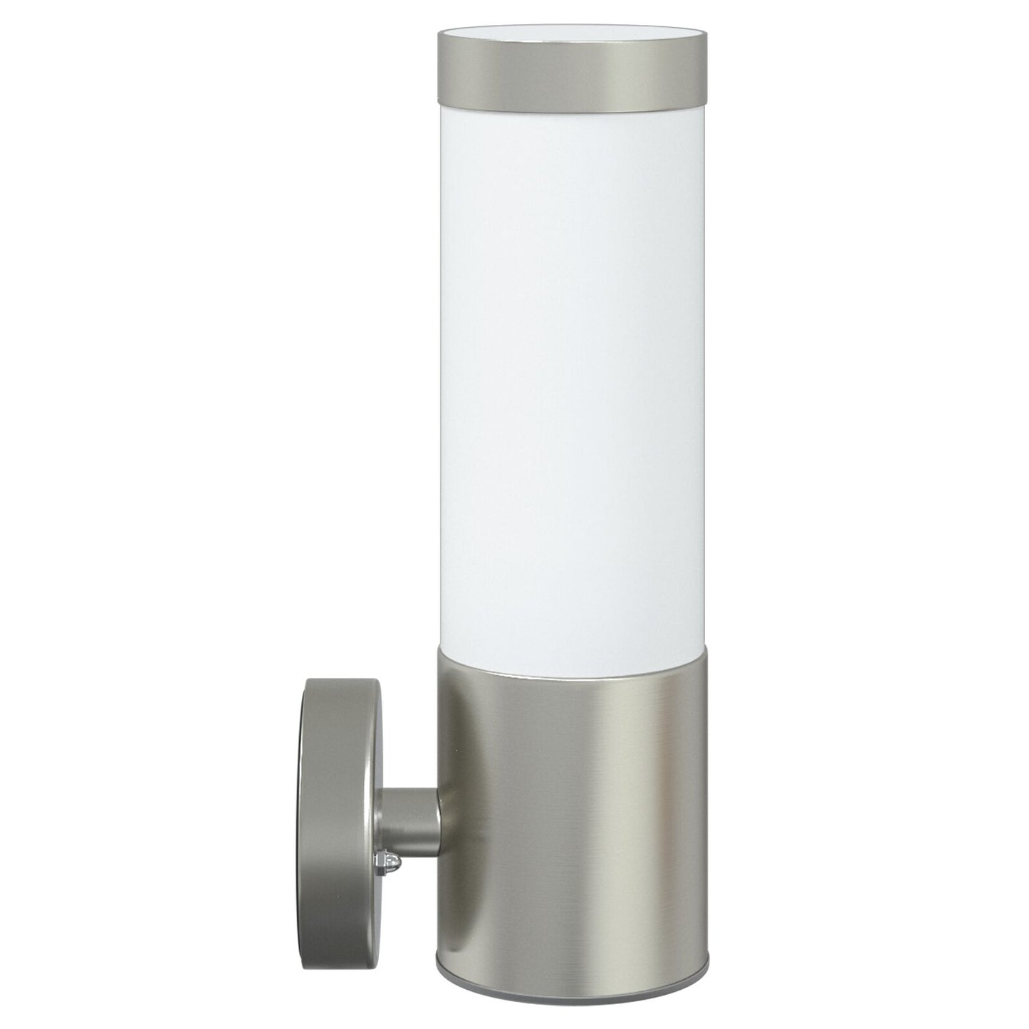 Buitenwandlamp Rvs Ip44 1 Zilver zonder sensor