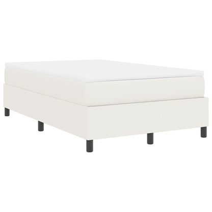 Boxspringbed Met Matras Crème Klein Dubbel Corduroy Stof