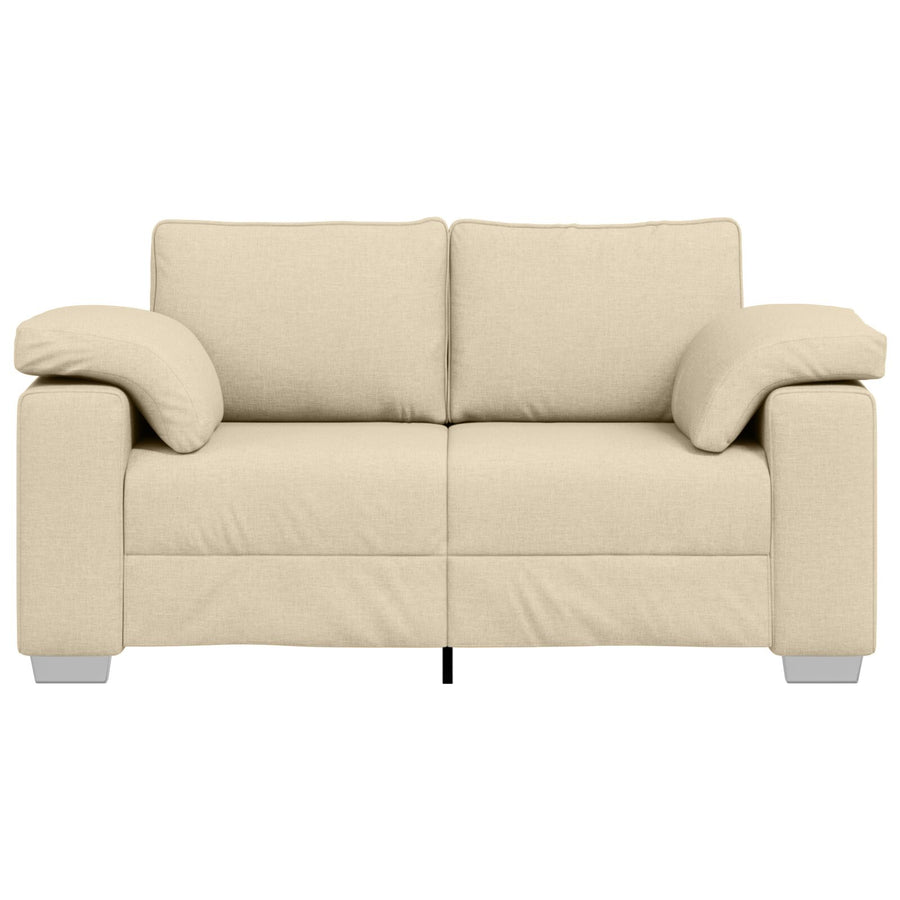 Love Seat Bank Stof Crème 120 cm
