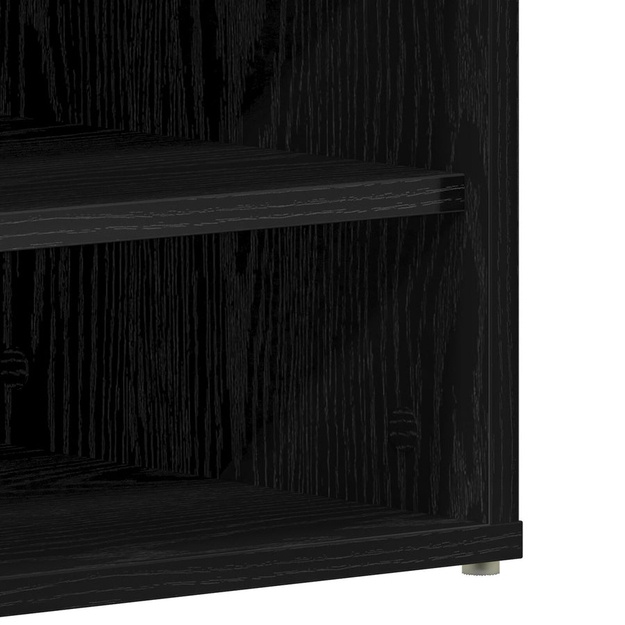 Schoenenkast Geengineerd Hout Zwart eiken 60 x 35 x 70 cm