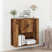 Wandkast 80X33X80 Cm Geengineerd Hout Oud hout