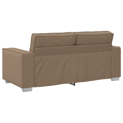 Loveseat Sofa Kunstleer Cappuccino 140 cm