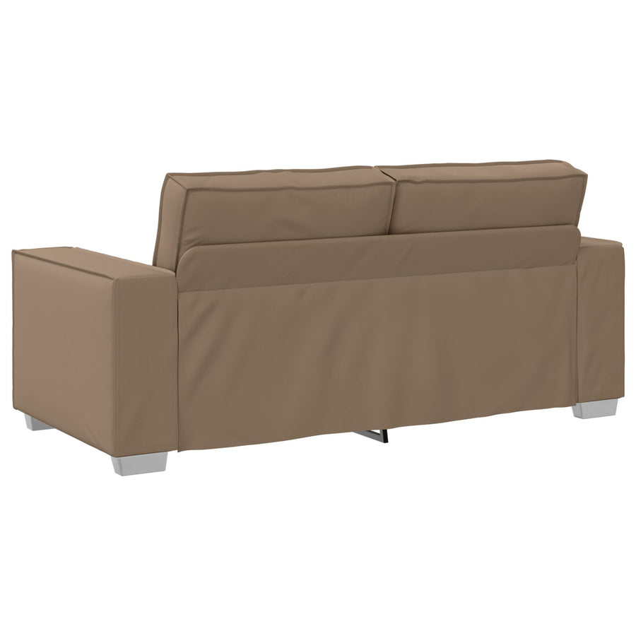 Loveseat Sofa Kunstleer Cappuccino 140 cm