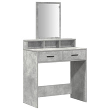 Kaptafel Met Lades 79 x 41 x 140 cm Beton grijs