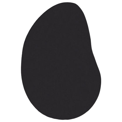 Vloerkleden Wol Decoratieve Details Zwart 160 x 230 cm OVAL-REGENDROP