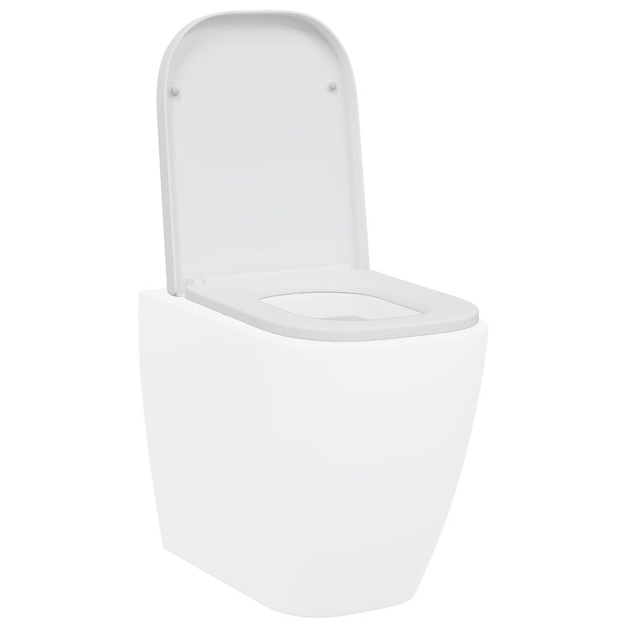 Snelsluiting Toiletbril Met Soft Close Duroplast Wit