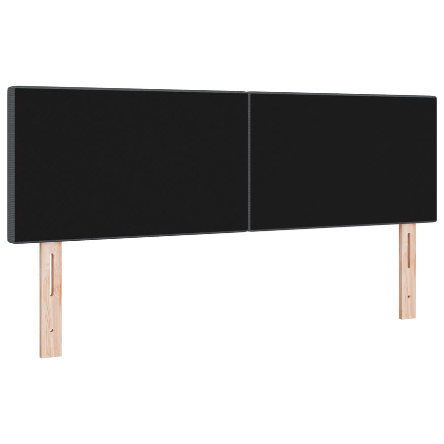 Led Hoofdbord Simpel Ontwerp Donkergrijs 80 Cm Korduroy Stof Donker grijs 160 cm Laag hoofdbord