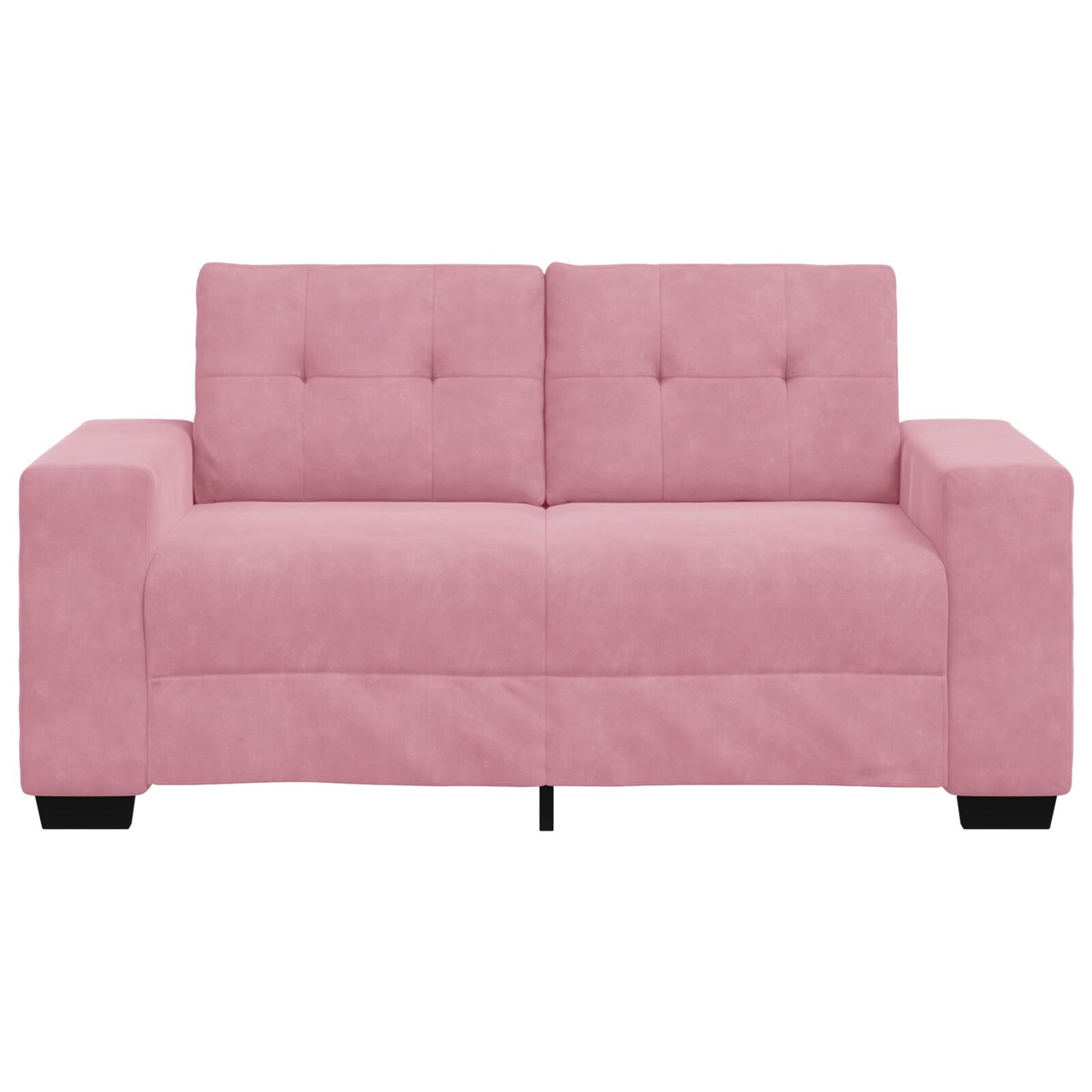 Loveseat Bank Fluweel Fluwelen Roze 120 cm