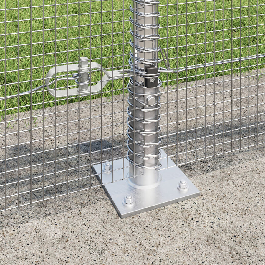 Gegalvaniseerd Draadhek Met 7 Flenspalen 0.4X10 M Gegalvaniseerd Staal Gegalvaniseerd Staal