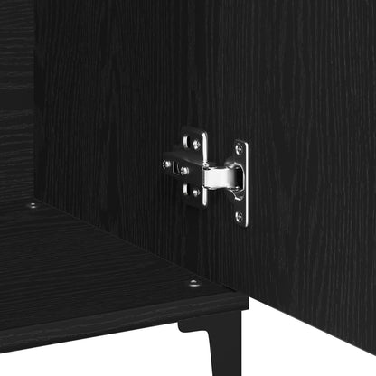 Dressoir Zwart Eiken 104X35X70 Cm Gegarandeerd Hout