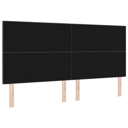 Hoofdbord Met Knopen Fluweel Donkergrijs 200 cm Hoog hoofdbord