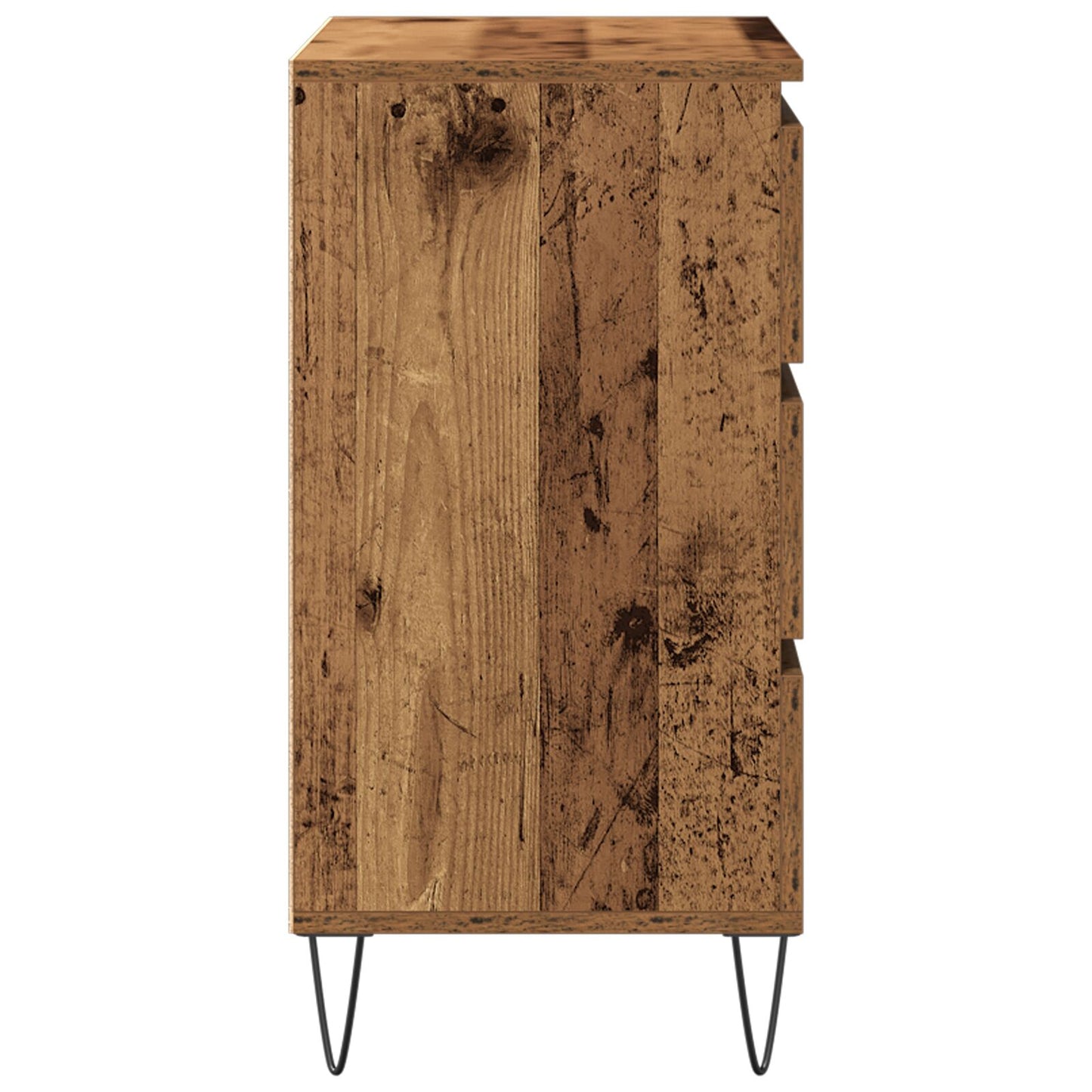 Dressoir Met Lades 60X35X70 Cm Geëngineerd Hout Oude hout