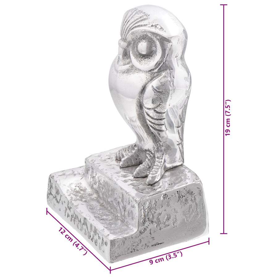 Boekensteunen 2 Stuks Zilver 12X9X19 Cm Aluminium Uil