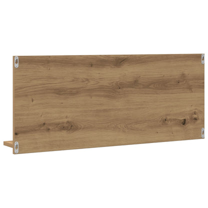 Badkamerspiegel Ambachtelijk Eikenhout 90X10,5X37 Cm Behandeld Hout