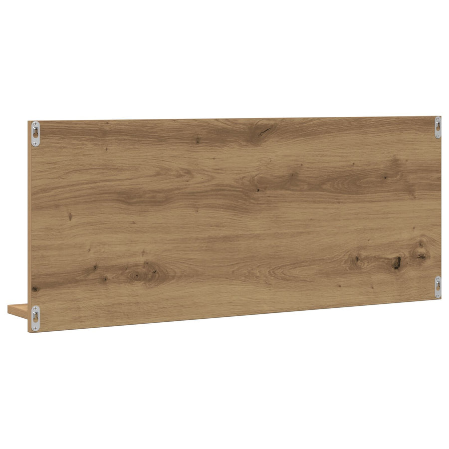 Badkamerspiegel Ambachtelijk Eikenhout 90X10,5X37 Cm Behandeld Hout