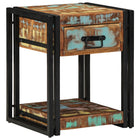 Nachtkastjes set 2 stuks 40x40x50 cm gerecycled hout