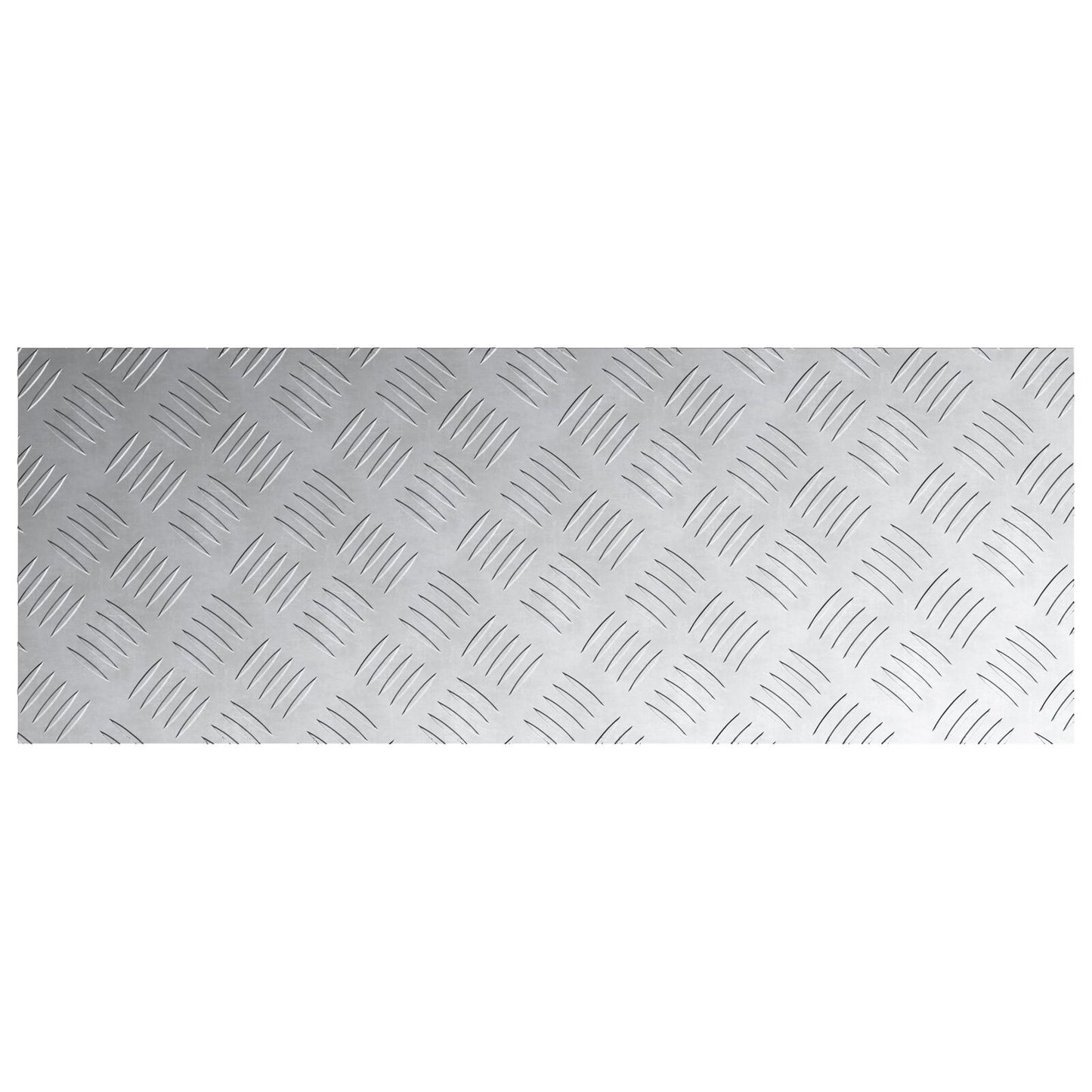 Aluminium Checker Platen 2 Stuks Antislip 80X30 Cm 80 x 30 x 0.2 cm Rechthoekig
