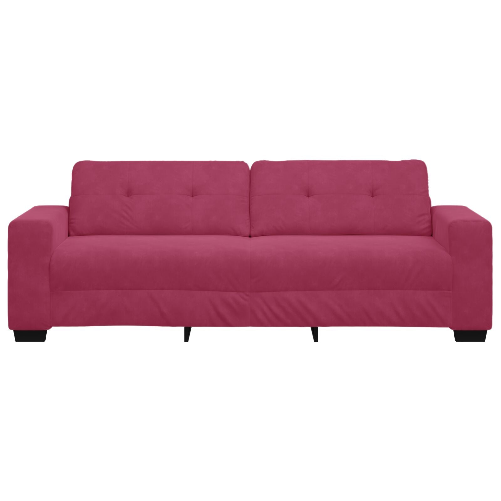 3-Zitsbank Fluweel Fluwelen Wijnrood 180 cm