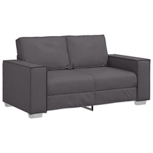 Loveseat Kunstleer Grijs 120 cm