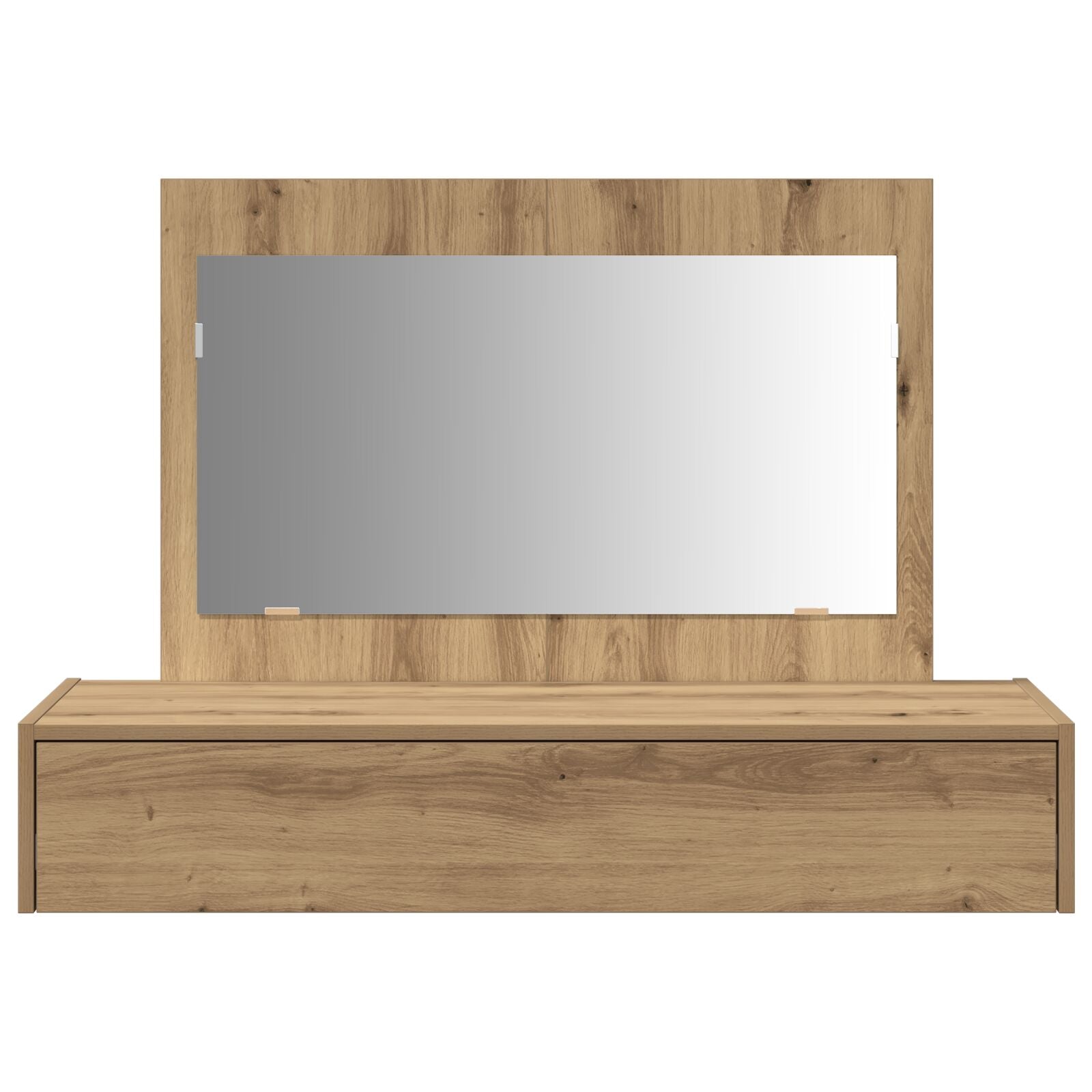 Wandkaptafel 100 x 40 x 70 cm Eiken zonder LED
