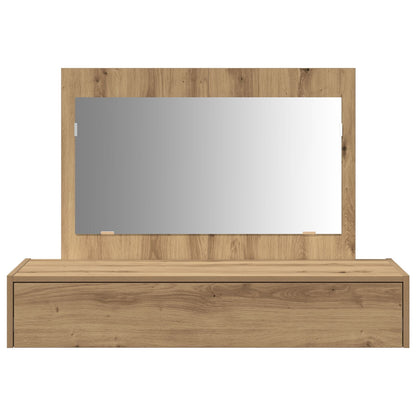 Wandkaptafel 100 x 40 x 70 cm Eiken zonder LED