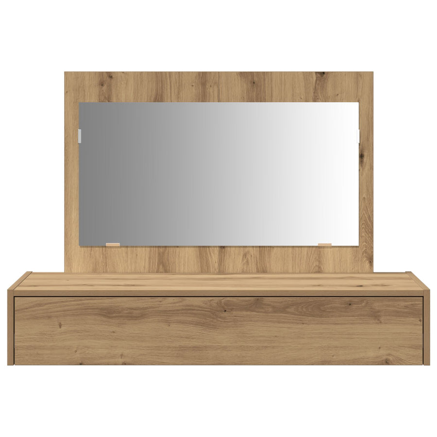 Wandkaptafel 100 x 40 x 70 cm Eiken zonder LED
