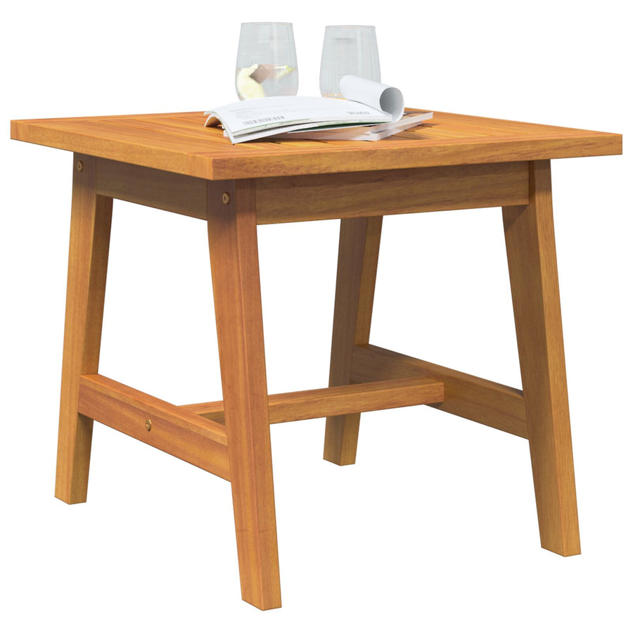 45X45X40 Cm Massief Acaciahout zonder kussen Zijtafel