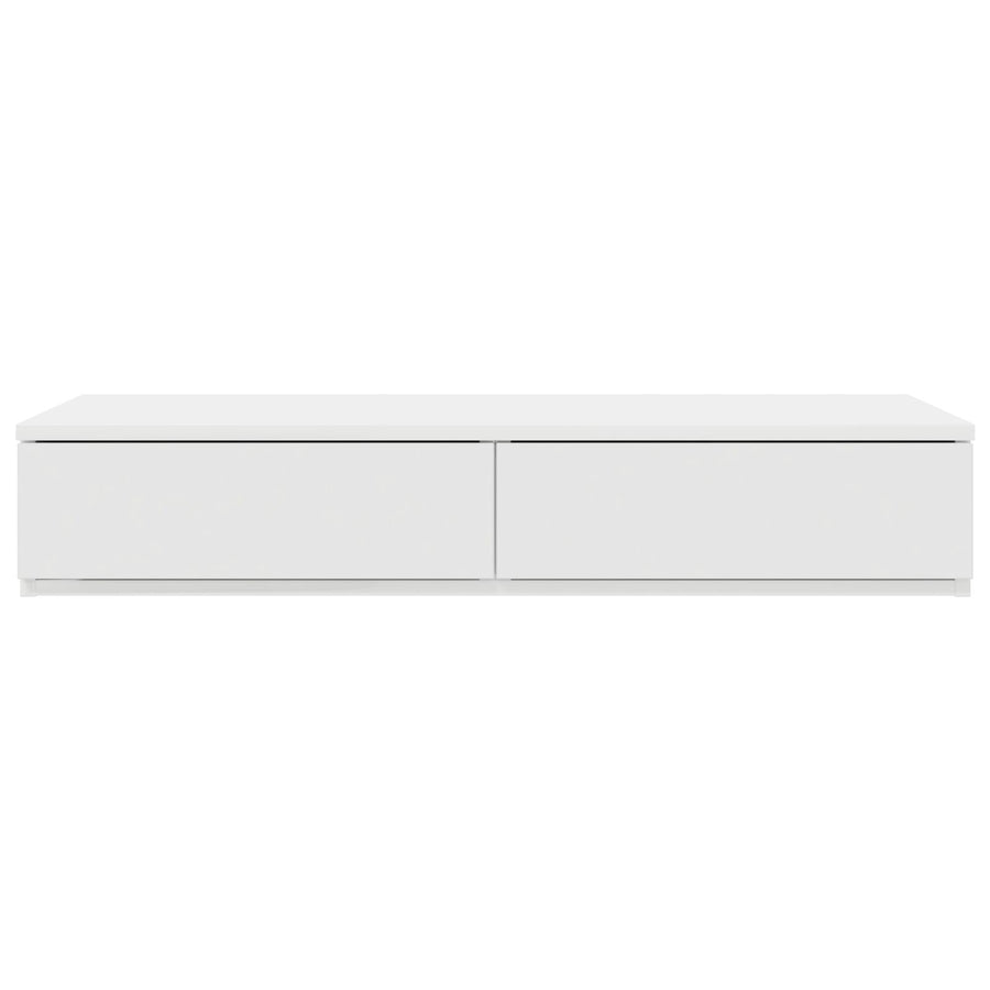 Bedladen 90X36,5X16,5 Cm Gemaakt Van Geengineerd Hout Wit 90 x 36.5 x 16.5 cm